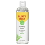 Burt's Bees Soothing Toner with Witch Hazel and Aloe for Sensitive Skin, 12 Fluid Ounces
