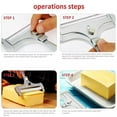 thumbnail image 6 of Stainless Steel Wire Cheese Slicer Adjustable Thickness Cheese Cutter KitchV1 F8I7, 6 of 9