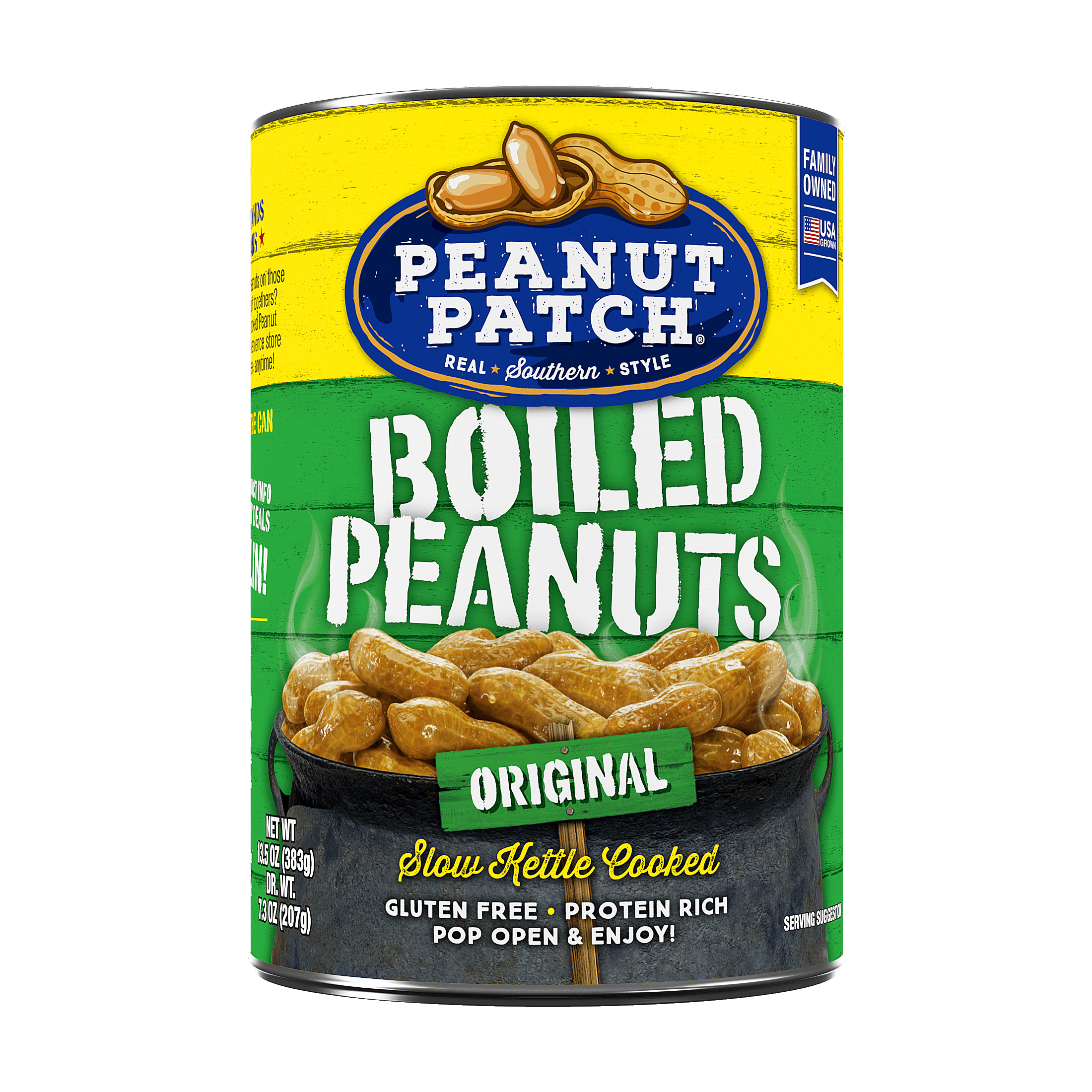 Peanut Patch Original Boiled Peanuts, 13.5 Oz Can