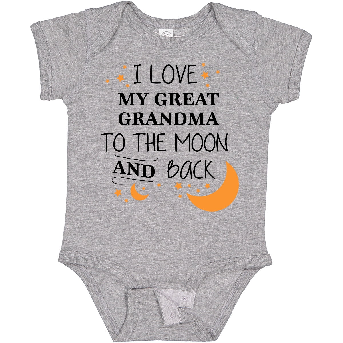 Inktastic I Love My Great Grandma to the Moon and Back Boys or Girls Baby Bodysuit