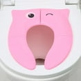 thumbnail image 2 of Asiento portátil plegable Ecomeon antideslizante para ir al baño, 2 of 5