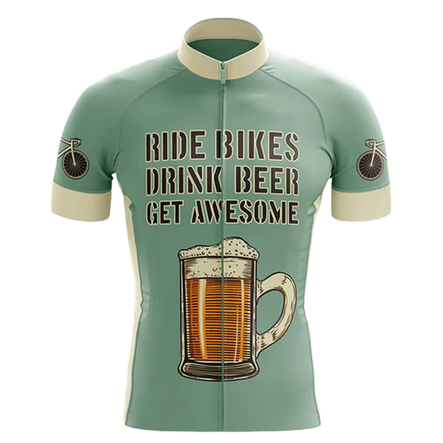 Ride Bikes Drink Beer Get Awesome Cycling Jersey - M