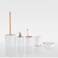 thumbnail image 1 of Juego de baño, cepillo de baño de bambú, dispensador de jabón para baño, caja de jabón, soporte para cepillo de dientes, artículos de tocador, 1 of 5
