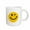 White, variant on 3drose, Winking Smiling Face - Yellow Happy - Flirty - Cheeky - Cute Fun Cartoon, 15oz Two-tone Black Mug