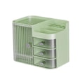 thumbnail image 4 of Tachiuwa Vanity Counter Cosmetic Drawer Storage Box for Cream Perfume Bedroom Desktop green clear, 4 of 9