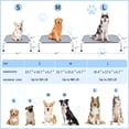 thumbnail image 4 of Elevated Cooling Dog Bed, Raised Outdoor Dog Bed for Medium Dogs, Portable Pet Cots with No-Slip Rubber Feet, Double Layer Polyester Cotton, 4 of 5