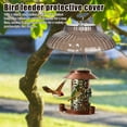 thumbnail image 4 of Frogued Plastic Protective Dome Cover for Hanging Birds Feeder Weatherproof Hummingbird Feeder Rain Guard Squirrel Baffle for Outside (transparent), 4 of 13