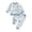 White, variant on GCETTIC Little Boys Pajamas Toddler Pajamas Girls Boys Pajamas for Kids Snug Fit Long Short Sleeves Pjs Set White,3-4 Years