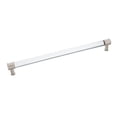 thumbnail image 1 of Hickory Hardware P3711-CACH 12 in. Center to Center Midway Collection Pull, Crysacrylic with Chrome, 1 of 3