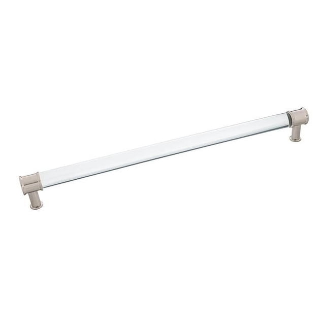 Hickory Hardware P3711-CACH 12 in. Center to Center Midway Collection Pull, Crysacrylic with Chrome