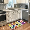 thumbnail image 4 of Area Rugs Carpet for Bedroom Floor Kitchen Rugs Colorful Cow Print Rainbow Spot Door mat Bedside Runner Rug Living Room Washable Non Slip 39×20in, 4 of 7