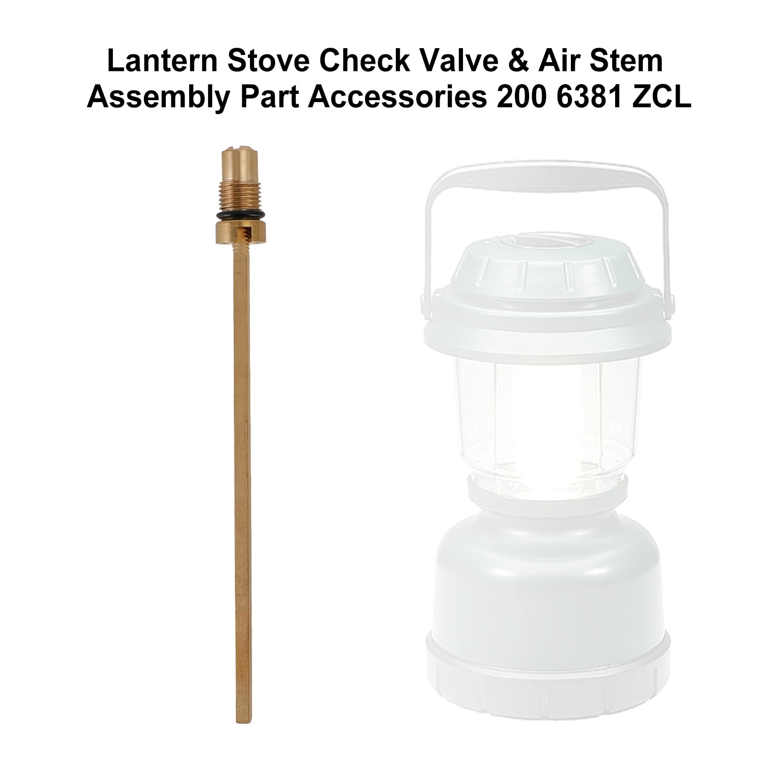 Lantern Stove Check Valve & Air Stem Assembly Part Accessories 200 6381