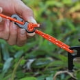 thumbnail image 4 of Outdoor Tent Plastic Buckle Aluminum S-type Sturdy Rope Wind Buckles,./, 4 of 8