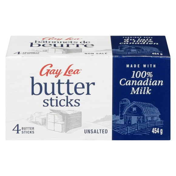 Gay Lea Butter Sticks - Unsalted, You can trust Gay Lea Butter