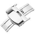 thumbnail image 1 of Visland Watch Band Clasp Good Hardness Easy Installation Universal Stainless Steel Watch Strap Connector for Daily Wear, 1 of 7