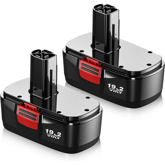 4500mAh 2-Pack Replacement for Craftsman 19.2 Volt Battery DieHard C3 1323903 130279005 130279003 130279017 1323517 11375 315.11375 315.11485