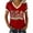 Red, variant on Women's Summer Tops Patriotic Graphic Short Sleeve Fourth Of July Tee Casual Trendy 2026 Basics T Shirt