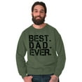 thumbnail image 3 of Best Dad Ever Cool Fathers Day Gift Men's Crewneck Sweatshirt Brisco Brands L, 3 of 6