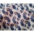 thumbnail image 4 of oneOone Silk Tabby Fabric Leaves & Floral Block Print Sewing Fabric BTY 42 Inch Wide, 4 of 4