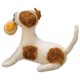 thumbnail image 3 of Primitives By Kathy Fuzzy Juguetón Perro Critter Con Pelota - Adorno De Árbol De Navidad, 3 of 4