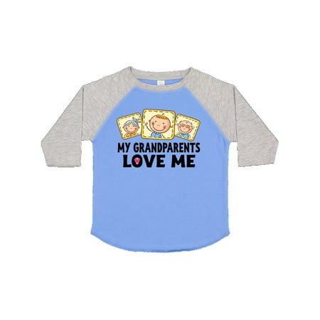 

Inktastic My Grandparents Love Me Gift Toddler Boy or Toddler Girl T-Shirt
