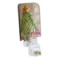 thumbnail image 4 of Northlight 4" Green and Gold Christmas Tree Night Light, 4 of 5