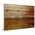 thumbnail image 4 of Parvez Taj Handmade  - Lake Morning Mist Print on Natural Pine Wood, 4 of 7