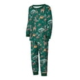 thumbnail image 3 of Votuleazi Family Matching Christmas Pajamas, Baby Romper/Animal Pattern Long Sleeve Tops and Pants Sleepwear Set, 3 of 10
