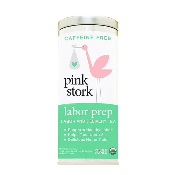 Pink Stork Labor Prep Tea 2nd/3d Trimester Pregnancy Tea (15 sachets