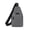Gray, variant on Chest Bag Men's Small Backpack Fashion Leisure Large Capacity One Shoulder Crossbody Bag Men's Bag
