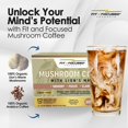 thumbnail image 2 of Organic Mushroom Coffee Pods With Lion's Mane by Fit and Focused - Keto Friendly Focus Coffee K-Cups for Memory and Brain Fog - Vegan, Low Acidity, and Natural Vitamin B and Potassium, 2 of 8