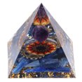thumbnail image 4 of Healing Pyramid Decoration, Exquisite Energy Pyramid Mental Protection Stress Reduction Relaxing  For Yoga For Office, 4 of 8
