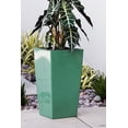 thumbnail image 3 of XBrand 22.4" H Turquoise Plastic Self Watering Indoor Outdoor Square Planter Pot, Tall Decorative Gardening Pot, Home Décor Accent, 3 of 9