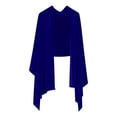thumbnail image 4 of HNMKIU Elegant Velvet For Wedding And Evening Events A Soft Shawl Scarf For Bridesmaids And Guests Blue,One Size, 4 of 5