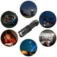 thumbnail image 6 of Uxcell Scalable LED Flashlight, 3 Mode 395nm USB Rechargeable Purple Light, Black 2 Pcs, 6 of 6