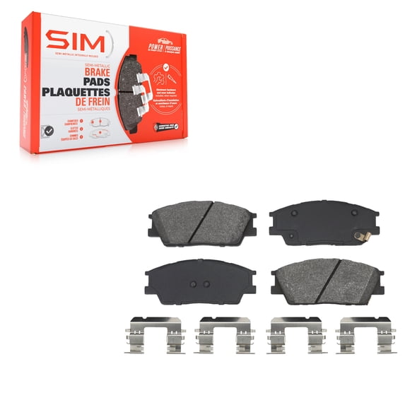 SIM Front Semi-Metallic Disc Brake Pads SIM-2285 for Car Hyundai Venue Kia Soul
