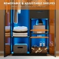 thumbnail image 2 of 71” Armoire Wardrobe Closet with 3 Colors Light, Auto Sensor Closet Wardrobe Cabinet, 2 of 8