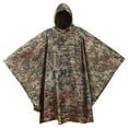 thumbnail image 1 of USGI Industries Military Style Poncho | Lightweight Tactical Multi Use Rip Stop Camouflage Rain Poncho | Perfect for Hiking, Hunting, Emergency Tent, Survival (OCP), 1 of 5