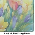 thumbnail image 4 of Freesias in Watercolor Glass Cutting Board Large 12 in x 15 in, 4 of 5