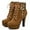 Brown, variant on Women's Platform Wedge Ankle Boots | Chunky Heel Lace-Up Winter Boots