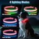 thumbnail image 3 of Collar para perro LED con soporte para AirTag ZOWPET impermeable rosa XL, 3 of 7