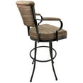 thumbnail image 2 of Tobias Designs Miami Extra Tall 34"H Fabric Bar Stools in Watusi Madder/Gray, 2 of 2