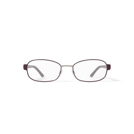 Sophia Loren Women's M251 Rectangular Prescription Eyeglasses with Case, Burgundy