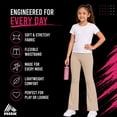 thumbnail image 5 of RBX Girls Leggings - 2 Pack Stretchy Girl Flare Leggings with Pockets Yoga Pants for Girls (7-16), 5 of 7