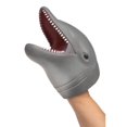 thumbnail image 2 of Dolphin Head Hand Puppet Toy, Dolphin, Size: One Size, Fun Stuff, 2 of 3