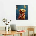thumbnail image 2 of Nawypu Happy New Year 2024 Woofy Dog Year Fireworks Wrapped Canvas Poster Prints for Golden Retriever Lover Dog Gifts Idea Merch Art Wall Decoration, 2 of 4