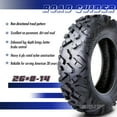 thumbnail image 4 of ROADGUIDER ATV UTV Tire 26x8-14 26x8x14 6PR All Terrain 10317, 4 of 4