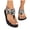Black, variant on Women's Fashion Leopard Print Slingback Sandals Open Toe Ankle Strap Flat Dress Shoes Lightweight Flip Flops Beach Sandal Brown Size 7
