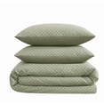 thumbnail image 6 of Brooklyn Loom Woven Texture Green Twin/Twin XL 2 Piece Comforter Set, Solid Color Themed, Oeko-TEX Certified Confidence, 6 of 9