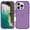 Purple, variant on ELEHOLD Clear Case for iPhone 16 Pro Max, Anti-Yellowing Anti-Scratch Soft TPU Transparent Back Case,Black